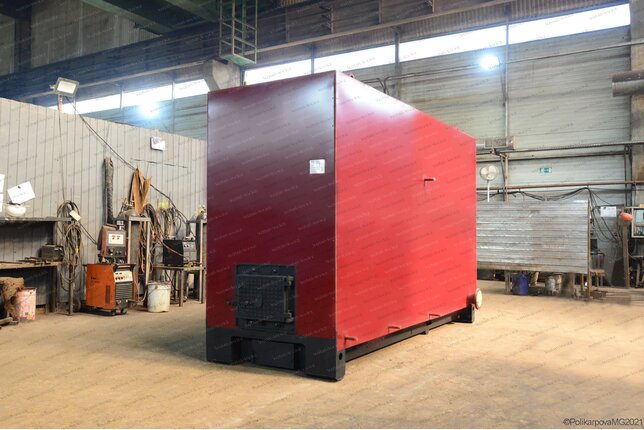 Угольный котел с золоуловителем 1.5 МВт