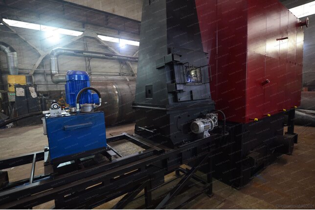 Питатель плунжерный котла 1.16 МВт на опилках