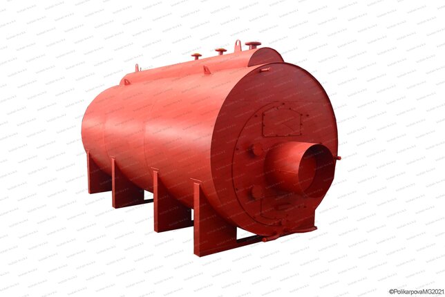 Паровой дровяной котел 1200 кг в час с температурой 115 С